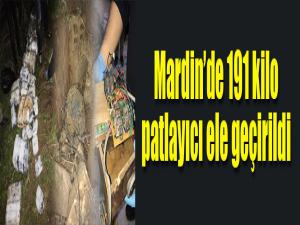 Mardin'de 191 kilo patlayıcı ele geçirildi