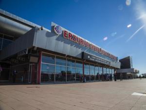 Mart ayında Erzurum Havalimanında 136 bin 210 yolcuya hizmet verildi