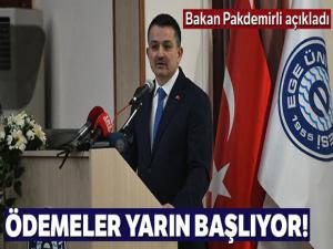 Mazot ve gübre destek ödemeleri yarın başlıyor