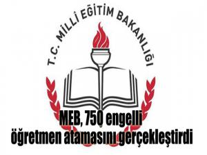 MEB, 750 engelli öğretmen atamasını gerçekleştirdi