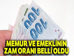 Memur ve emeklinin zam oranı belli oldu