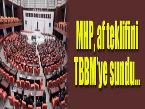 MHP, af teklifini TBMM'ye sundu!