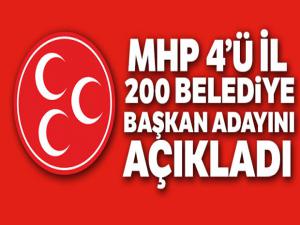 MHP Genel Merkezi 200 aday daha açıkladı