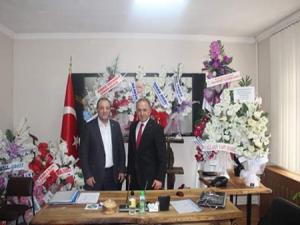 MHP İl Başkanı Karataş'tan Uzundere Belediye Başkanı Aktopraka ziyaret