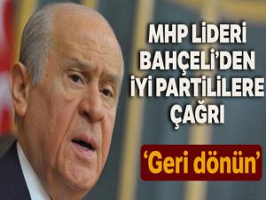 MHP Lideri Bahçeli, İYİ Parti kurultayı için çağrıda bulundu