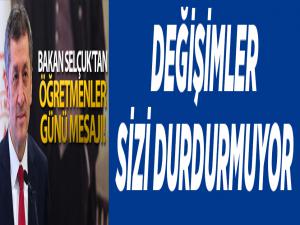 Milli Eğitim Bakanı Selçuk'tan Öğretmenler Günü mesajı