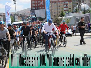 Milli Mücadelenin 100. Yılı anısına pedal çevirdiler