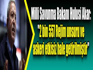 Milli Savunma Bakanı Akar: 