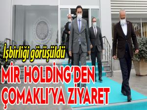 Mir Holding yöneticilerinden Rektör Çomaklı'ya ziyaret