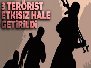 MSB: '3 PKK'lı terörist etkisiz hale getirildi'