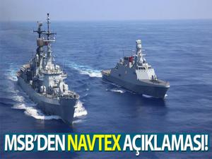 MSB'den NAVTEX açıklaması!