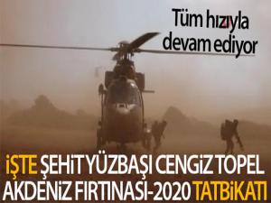 MSB Şehit Yüzbaşı Cengiz Topel Akdeniz Fırtınası-2020 Tatbikatı'ndan görüntüler paylaştı