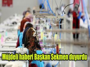 Müjdeli haberi Başkan Sekmen duyurdu