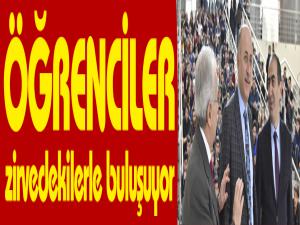 Öğrenciler zirvedekilerle buluşuyor