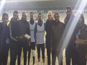 Öğrencilerden BB Erzurumspora destek ziyareti