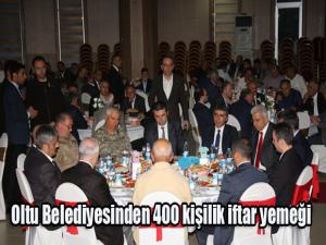 Oltu Belediyesinden 400 kişilik iftar yemeği