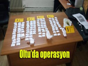 Oltu'da uyuşturucu ticareti yapan 1 kişi tutuklandı
