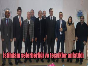 Oltu esnafına istihdam seferberliği teşvikleri anlatıldı