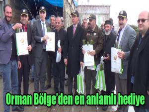 Orman Bölge'den en anlamlı hediye