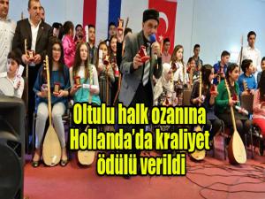 Ozan Çelebiye Hollandada Kraliyet ödülü verildi