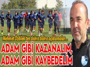 Özdilek: Hakem kararları oynanan futboldan daha çok konuşuldu