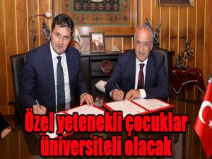 Özel yetenekli çocuklar üniversiteli olacak