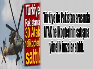 Pakistan'a 30 Atak helikopteri satılıyor