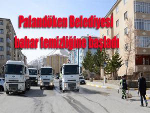 Palandöken Belediyesi bahar temizliğine başladı