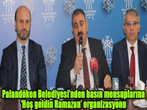  Palandöken Belediyesinden basın mensuplarına Hoş geldin Ramazan organizasyonu