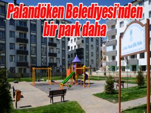 Palandöken Belediyesinden bir park daha