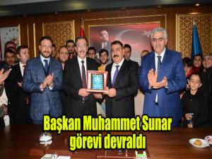 Palandöken'de Başkan Muhammet Sunar, Bulutlar'dan görevi devraldı