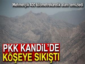 PKK Kandilde köşeye sıkıştı