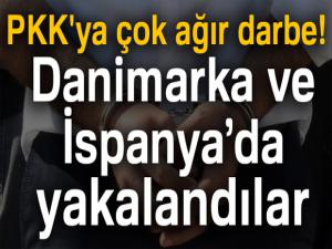 PKK'ya çok ağır darbe: Danimarka ve İspanya'da yakalandılar!