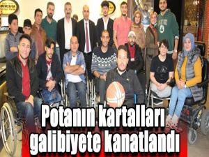 Potanın kartalları galibiyete kanatlandı