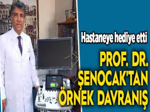 Prof. Dr. Şenocak'tan örnek davranış