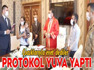 Protokol yuva yaptı