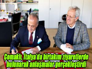 Rektör Çomaklı, İtalyada birtakım ziyaretlerde bulunarak anlaşmalar gerçekleştirdi