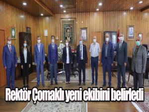 Rektör Çomaklı yeni ekibini belirledi