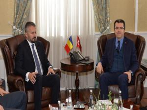 Romanya Büyükelçisi Gabriel Şopanda, Vali Memişi ziyaret etti