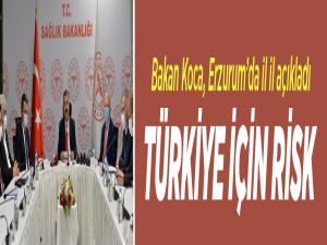 Sağlık Bakanı Koca: İstanbul, Bursa, Kocaeli, Kahramanmaraş, Denizlideki vaka artışı tüm Türkiye için risktir