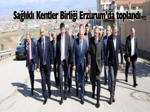 Sağlıklı Kentler Birliği Erzurumda toplandı