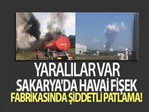 Sakarya'da havai fişek fabrikasında patlama