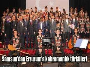 Samsun'dan Erzurum'a kahramanlık türküleri