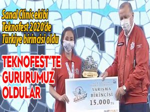 Sanal Clinic ekibi Teknofest 2020de Türkiye birincisi oldu