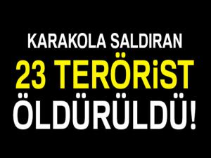 Şanlıurfa'da karakola saldıran onlarca terörist öldürüldü!