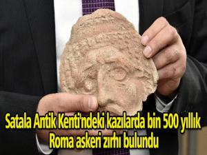 Satala Antik Kenti'ndeki kazılarda bin 500 yıllık Roma askeri zırhı bulundu