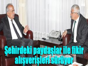  Şehirdeki paydaşlar ile fikir alışverişleri sürüyor