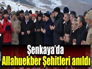 Şenkayada Allahuekber Şehitleri anıldı