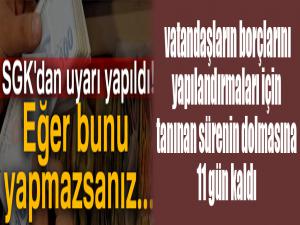 SGK'dan uyarı az önce yapıldı! Eğer bunu yapmazsanız...