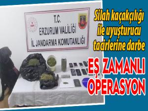 Silah kaçakçıları ile zehir tacirlerine darbe